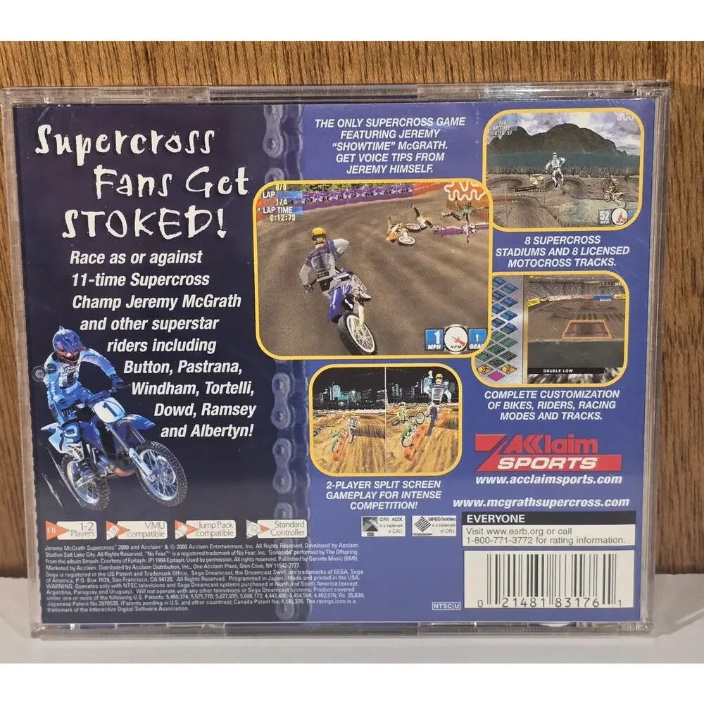 Sega Dreamcast Jeremy McGrath Supercross 2000 Complete CIB